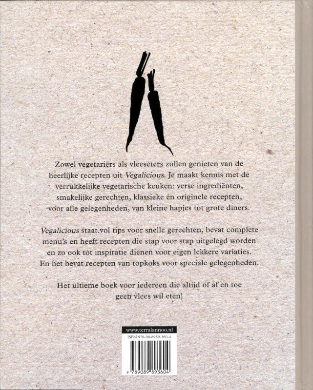 Achterkant van Vegalicious