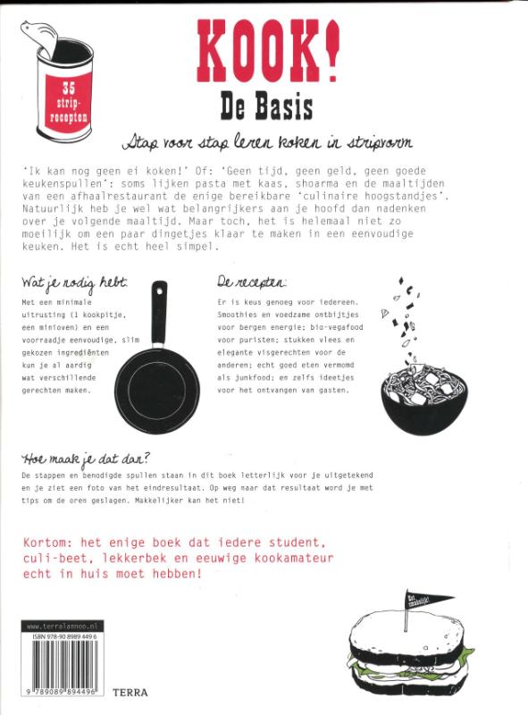 Achterkant van Kook! De basis