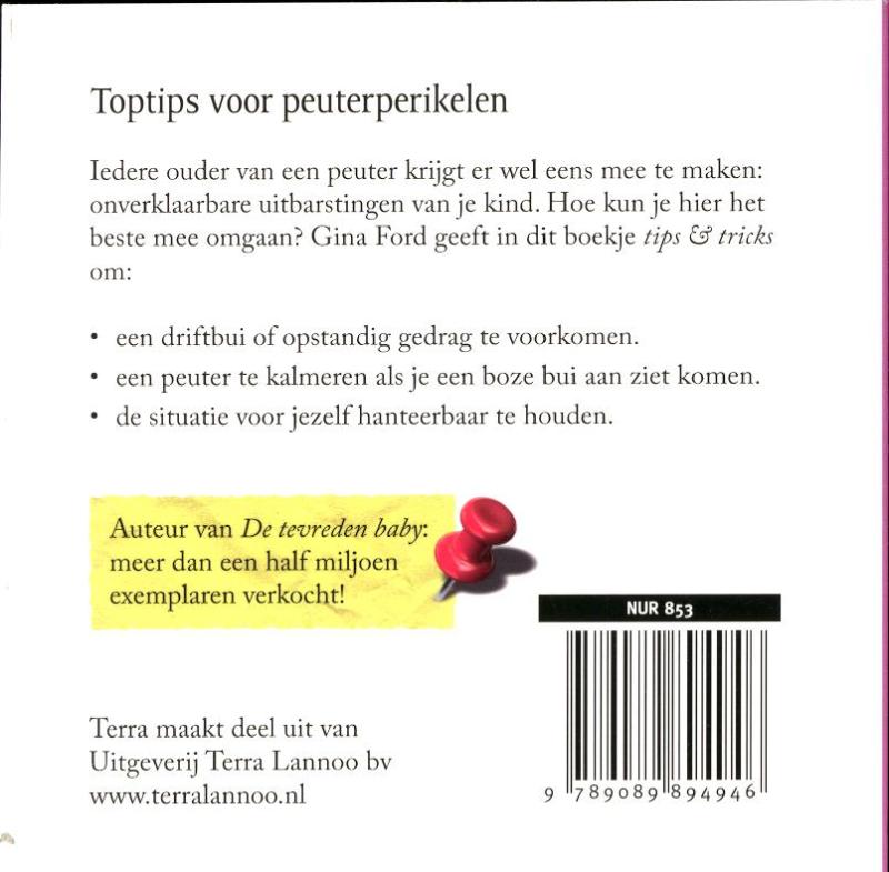 Achterkant van Toptips voor peuterperikelen