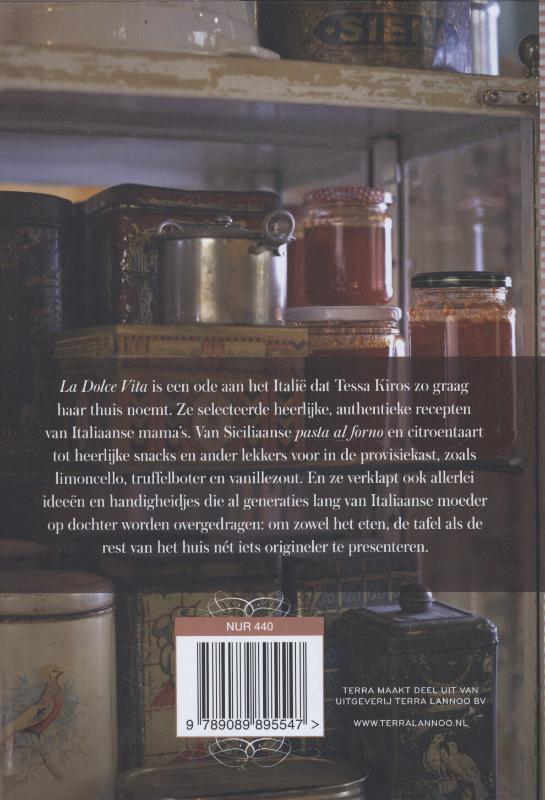 Achterkant van La dolce vita