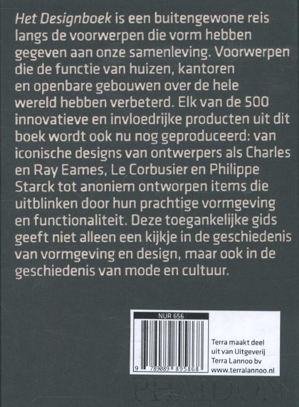 Achterkant van Het designboek
