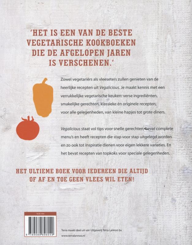 Achterkant van Vegalicious