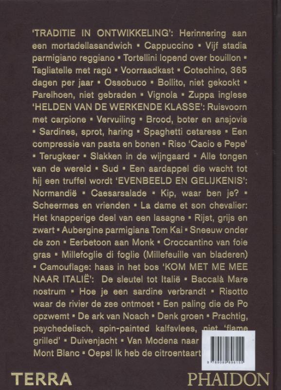 Achterkant van De kunst van de Italiaanse keuken