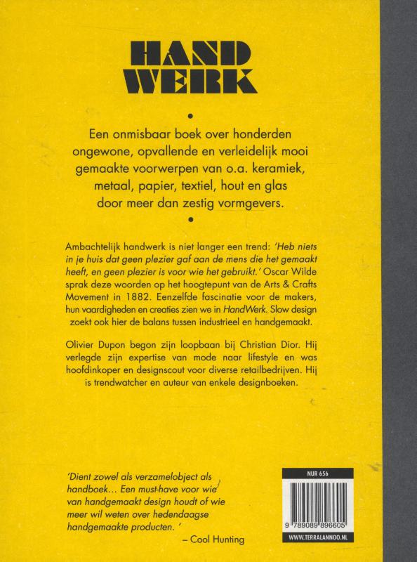 Achterkant van Handwerk