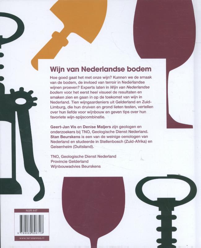 Achterkant van Wijn van Nederlandse bodem