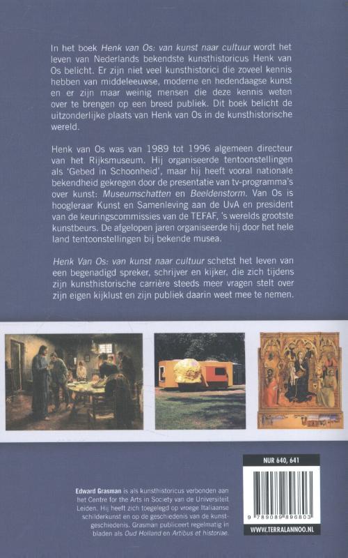 Achterkant van Henk van Os: van kunst naar cultuur