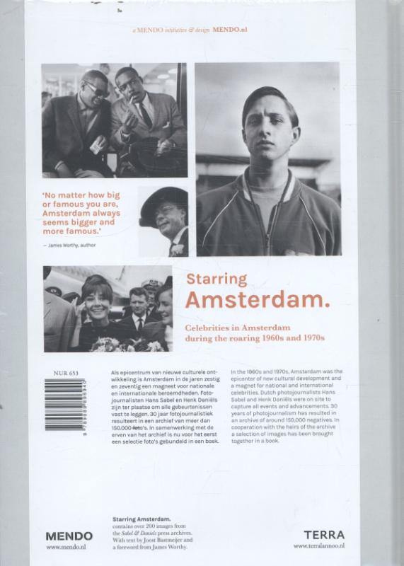 Achterkant van Starring Amsterdam