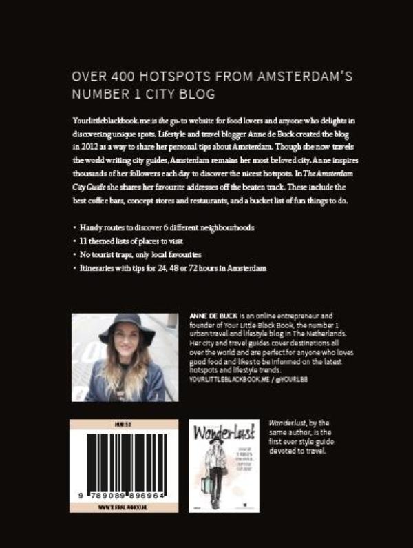 Achterkant van The Amsterdam city guide