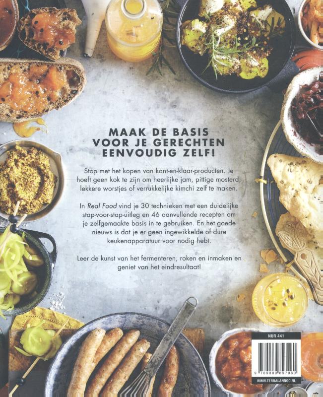 Achterkant van Real Food
