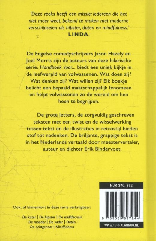 Achterkant van Handboek voor de echtgenote