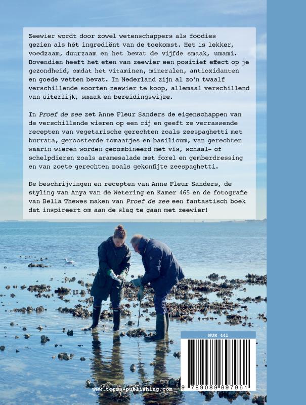 Achterkant van Proef de zee