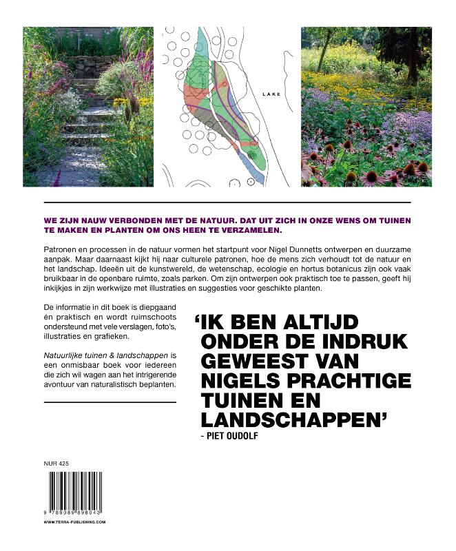 Achterkant van Natuurlijke tuinen & landschappen