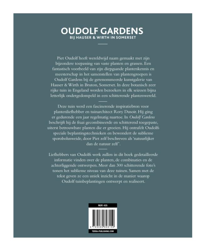 Achterkant van Oudolf Gardens bij Hauser & Wirth in Somerset