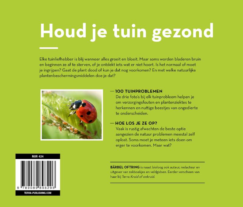 Achterkant van Houd je tuin gezond