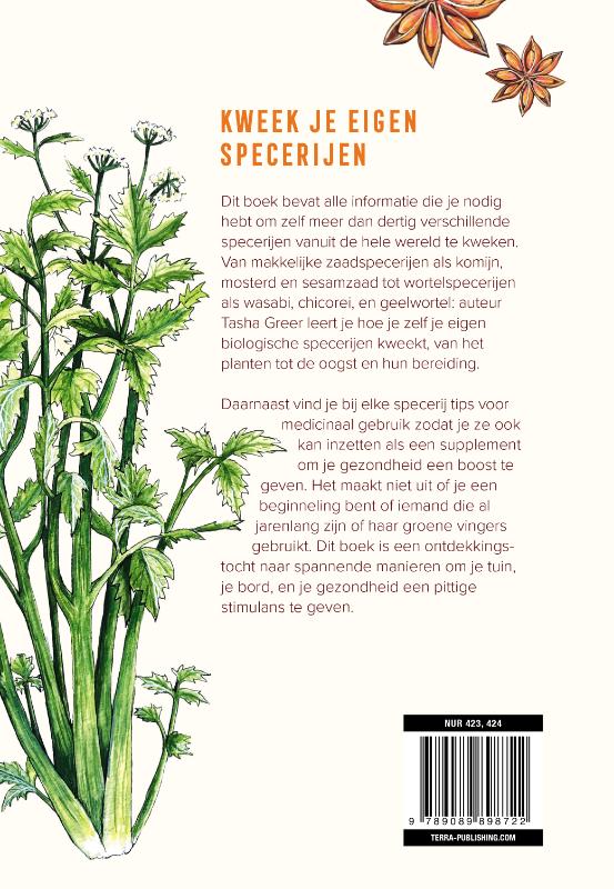 Achterkant van Kweek je eigen specerijen