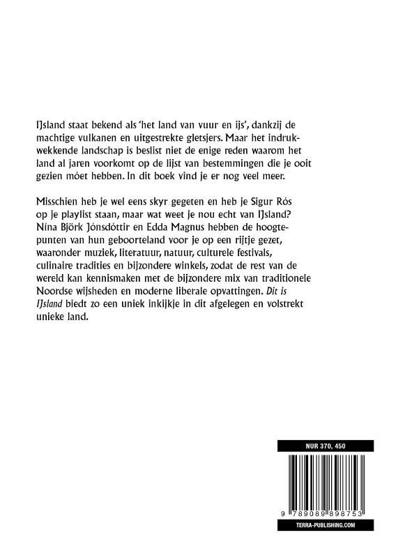 Achterkant van Dit is IJsland