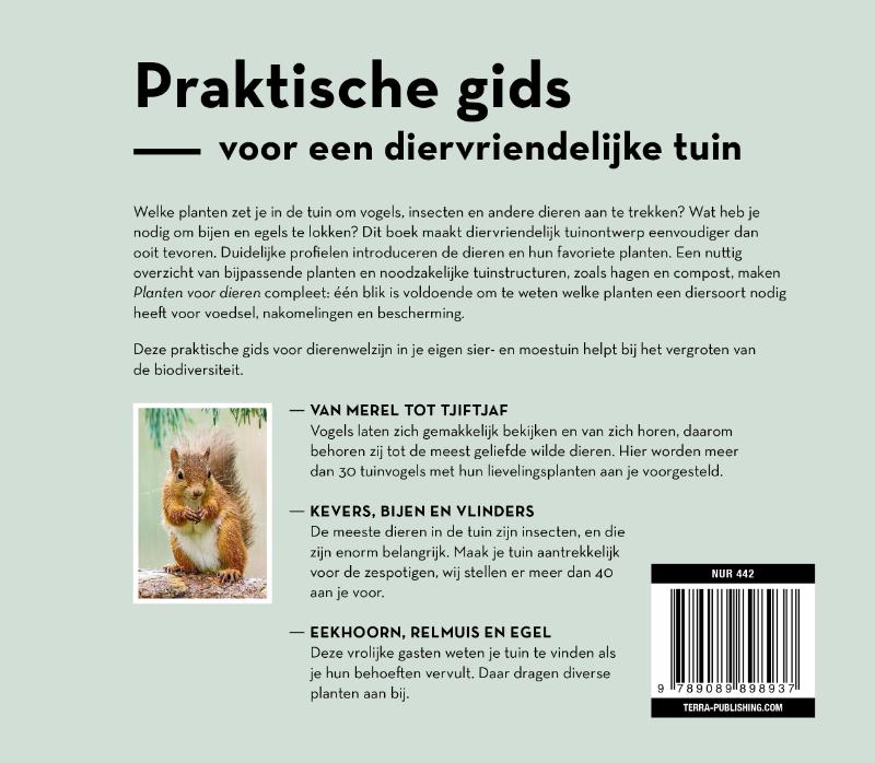 Achterkant van Planten voor dieren