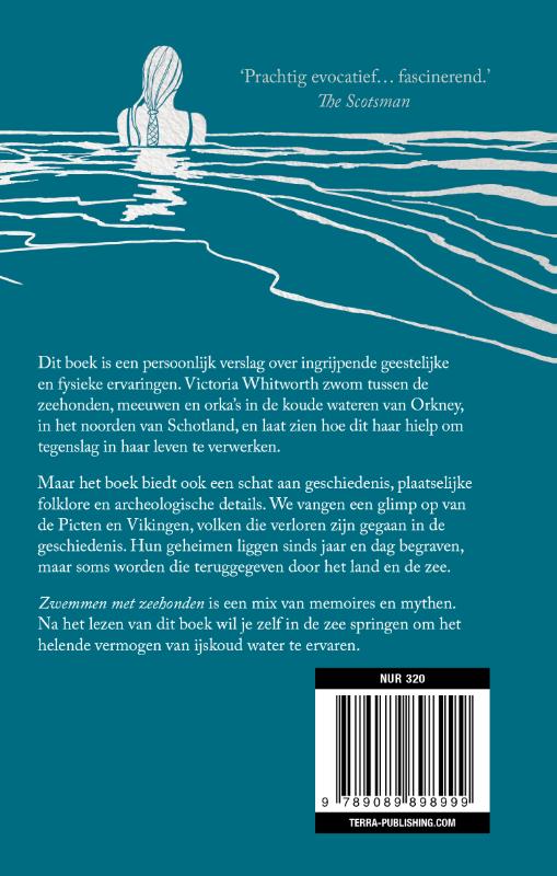 Achterkant van Zwemmen met zeehonden
