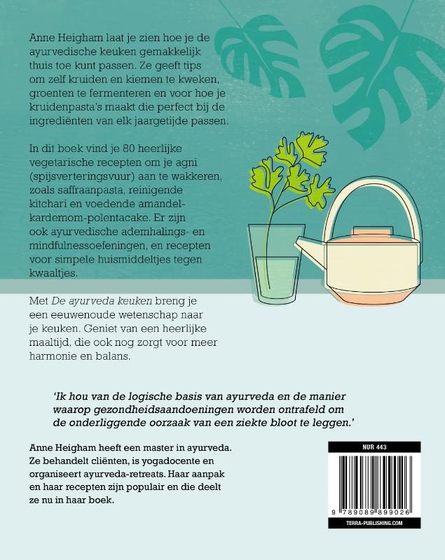 Achterkant van De Ayurveda keuken