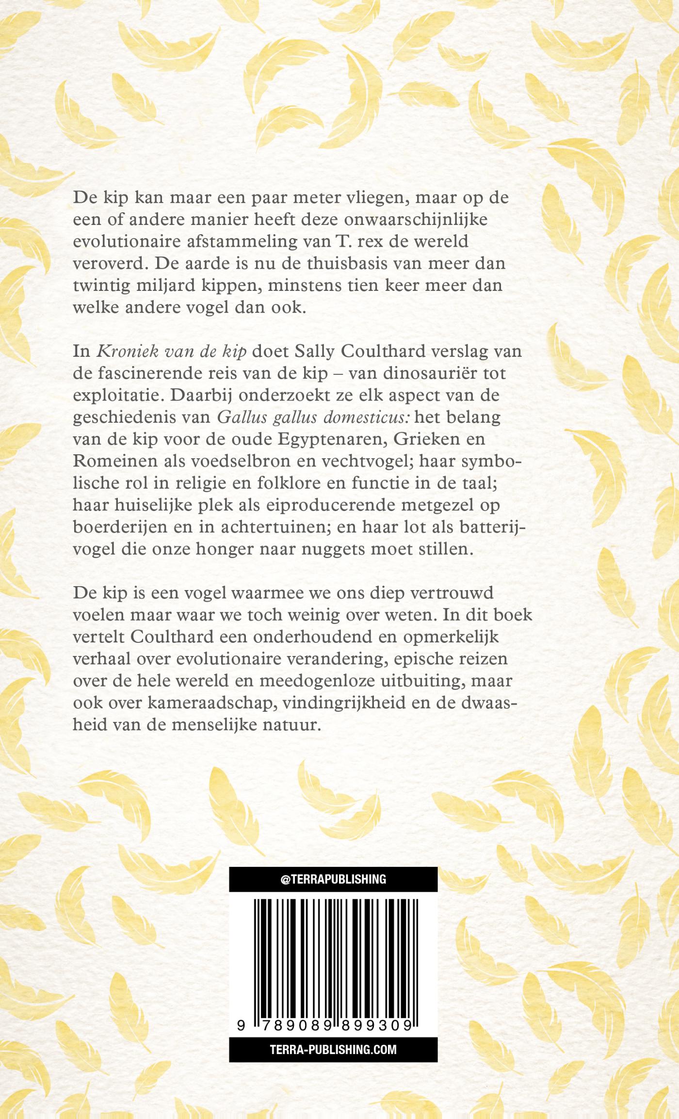 Achterkant van Kroniek van de kip