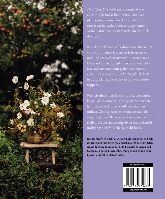 Achterkant van Handboek bloeiende vaste planten