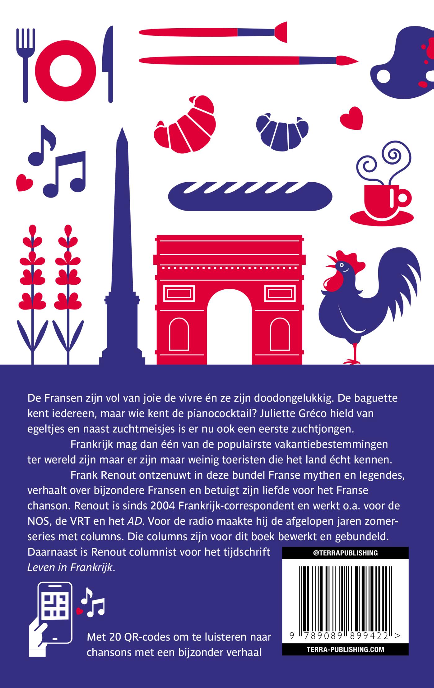 Achterkant van Onze correspondent in Frankrijk