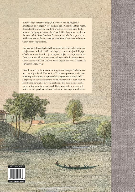 Achterkant van Reis naar Suriname