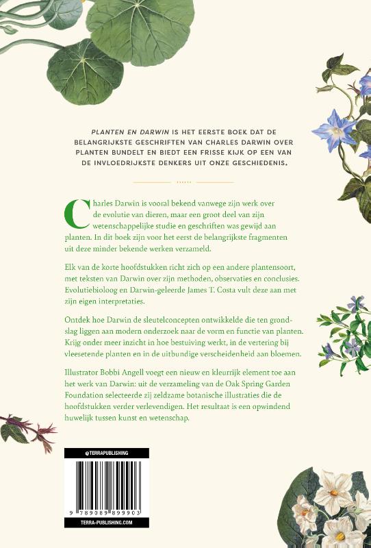 Achterkant van Planten en Darwin