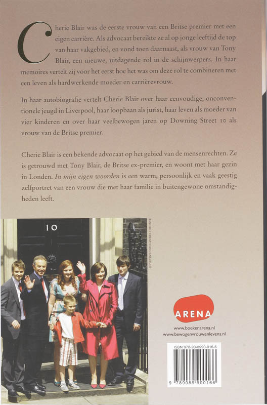 Achterkant van In mijn eigen woorden