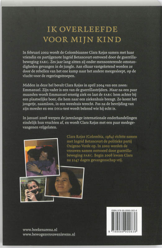 Achterkant van ik overleefde voor mijn kind