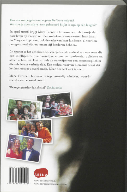 Achterkant van De bigamist