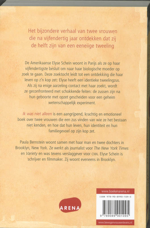 Achterkant van Ik was niet alleen