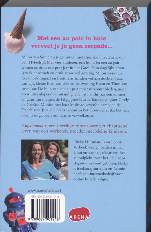 Achterkant van Aupairanoia