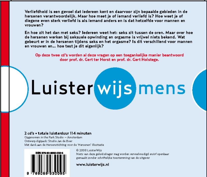 Achterkant van Tot over je oren