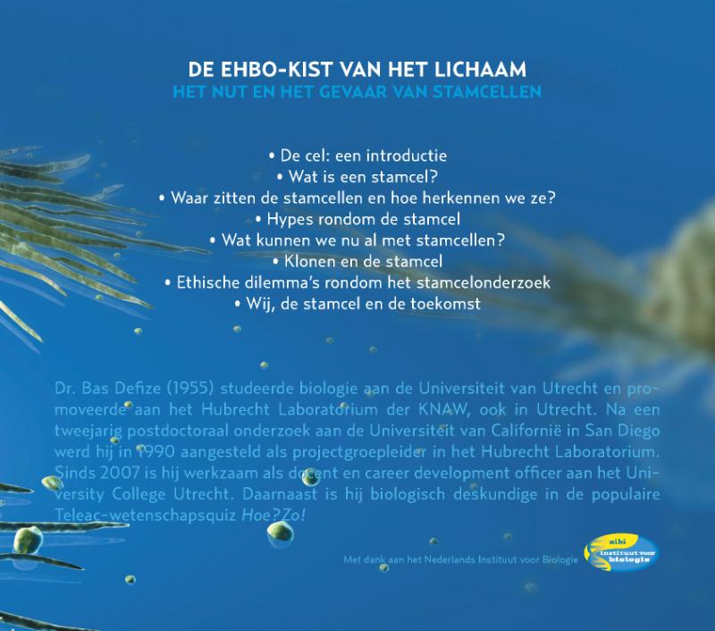 Achterkant van De EHBO kist van ons lichaam
