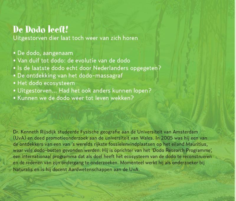 Achterkant van De dodo leeft!