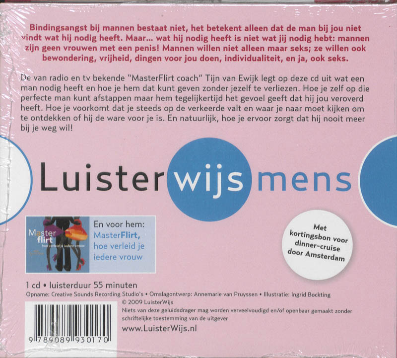 Achterkant van MasterFlirt, hoe vind en bind je die vent