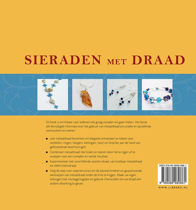 Achterkant van Sieraden met draad