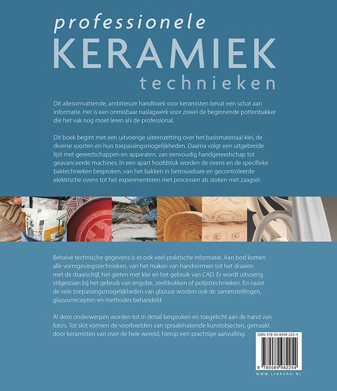 Achterkant van Professionele keramiektechnieken