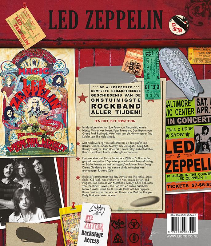 Achterkant van Led Zeppelin