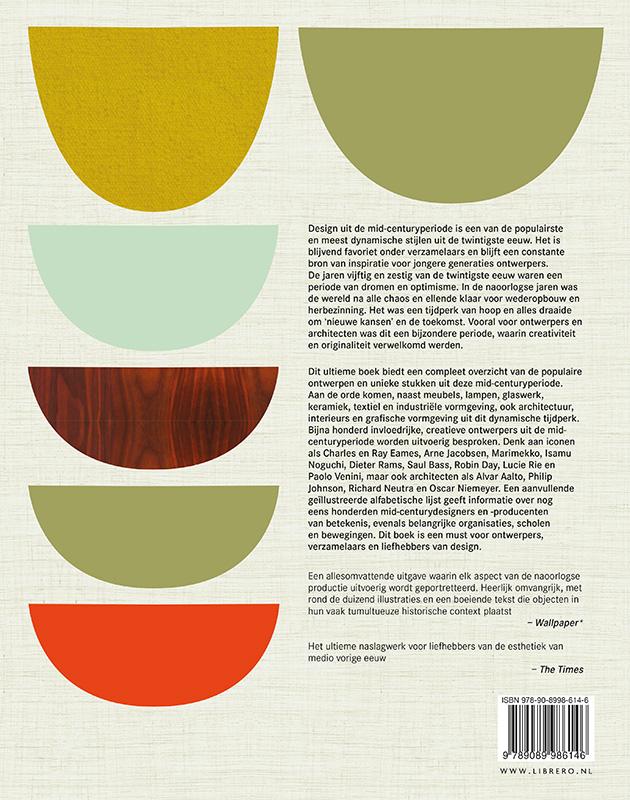 Achterkant van Mid-Century design