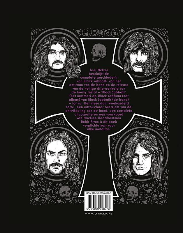 Achterkant van Black Sabbath