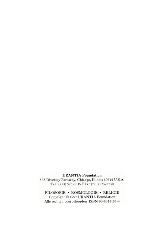 Achterkant van Het Urantia boek