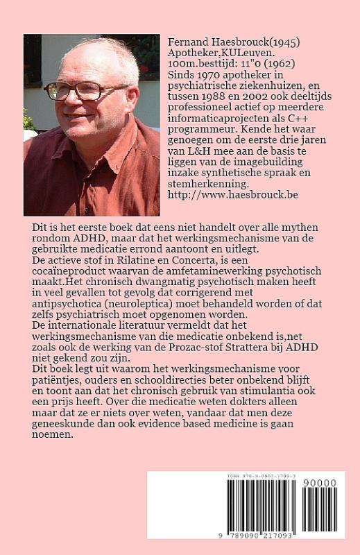 Achterkant van ADHD-medicatie