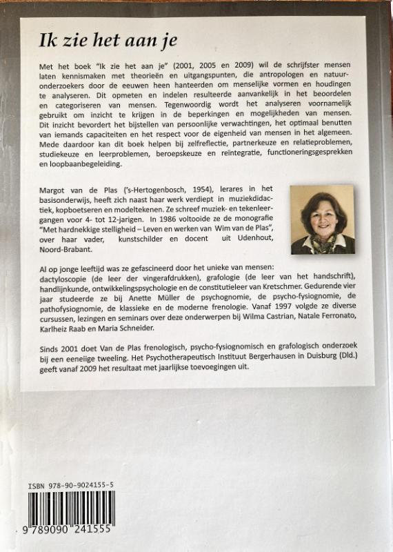 Achterkant van Ik zie het aan je