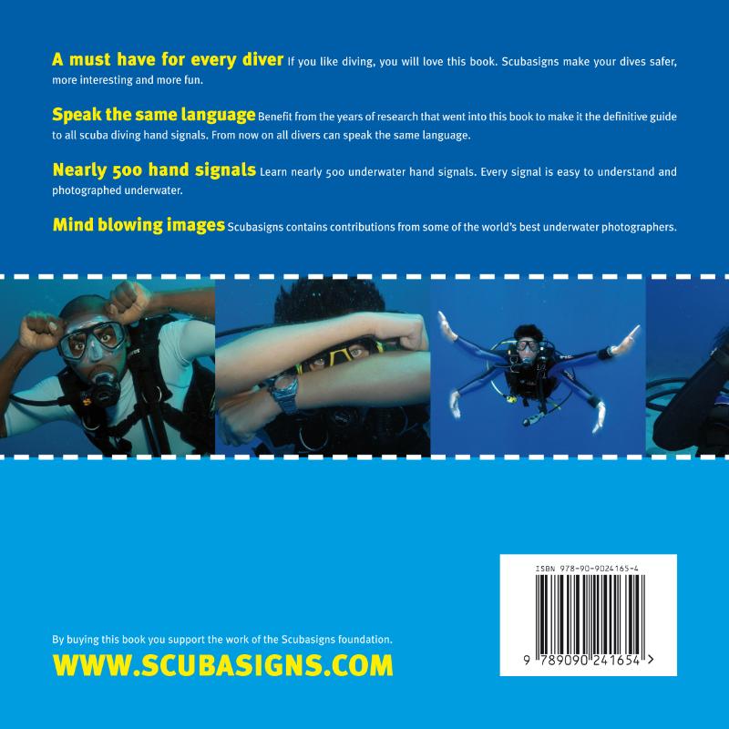 Achterkant van Scubasigns