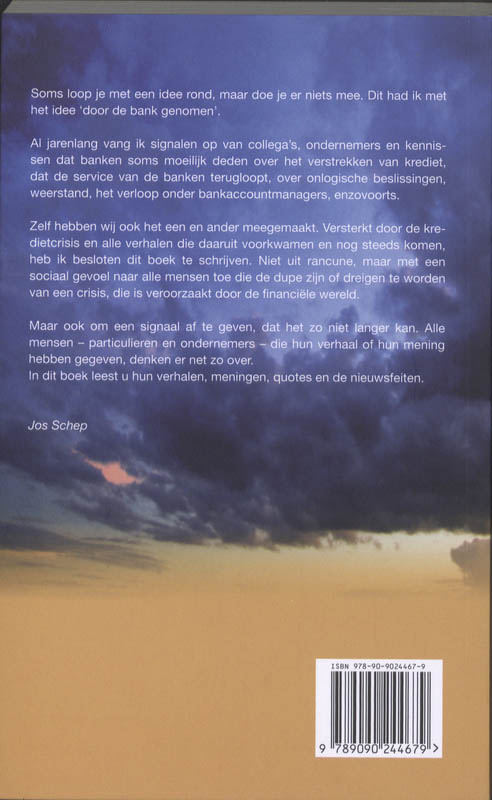 Achterkant van Door de bank genomen