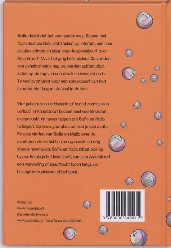 Achterkant van Het geheim van de haspelnap