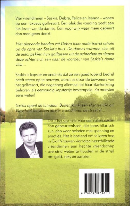Achterkant van Golfvrouwen