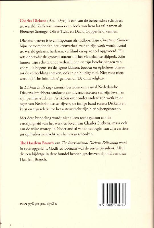 Achterkant van Dickens in de Lage Landen